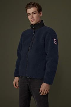 Ropa Canada Goose Hombre Mexico - Kelowna Forro Polar Azul Oscuro Marino YL1207984